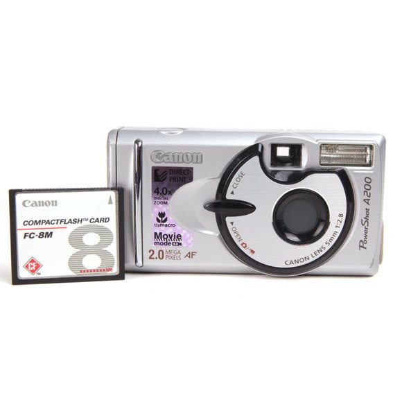 Canon Other - Canon PowerShot A200 2.0MP Digital Camera Silver w/ 8MB Card